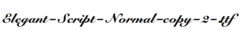 Elegant-Script-Normal-copy-2-.ttf字体下载