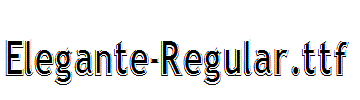 Elegante-Regular.ttf字体下载