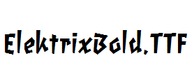 ElektrixBold.ttf字体下载