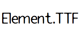 Element.ttf字体下载
