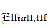 Elliott.ttf字体下载