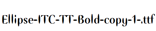 Ellipse-ITC-TT-Bold-copy-1-.ttf字体下载