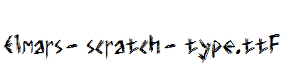 Elmars-scratch-type.ttf字体下载