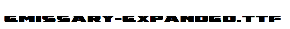 Emissary-Expanded.ttf字体下载
