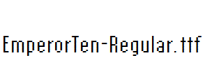 EmperorTen-Regular.ttf字体下载