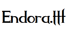 Endora.otf字体下载