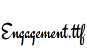 Engagement.ttf字体下载