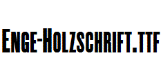 Enge-Holzschrift.ttf字体下载