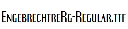 EngebrechtreRg-Regular.ttf字体下载