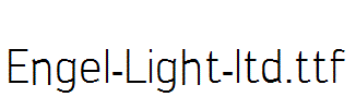 Engel-Light-ltd.ttf字体下载