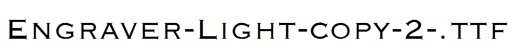 Engraver-Light-copy-2-.ttf字体下载