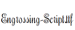Engrossing-Script.ttf字体下载