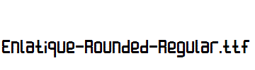 Enlatique-Rounded-Regular.ttf字体下载