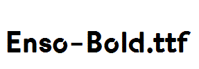 Enso-Bold.ttf字体下载
