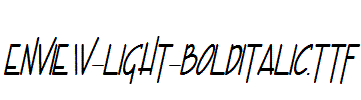 Enview-Light-BoldItalic.ttf字体下载