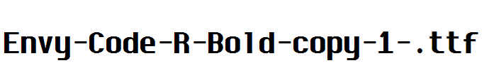 Envy-Code-R-Bold-copy-1-.ttf字体下载