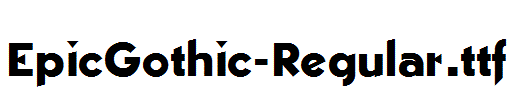 EpicGothic-Regular.ttf字体下载