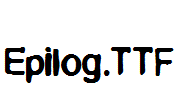 Epilog.ttf字体下载