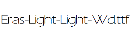 Eras-Light-Light-Wd.ttf字体下载