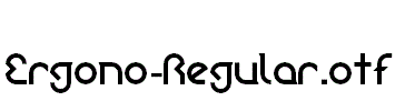 Ergono-Regular.otf字体下载