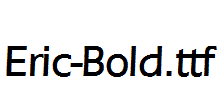 Eric-Bold.ttf字体下载