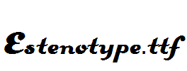 Estenotype.ttf字体下载