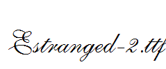 Estranged-2.ttf字体下载