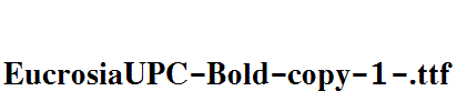 EucrosiaUPC-Bold-copy-1-.ttf字体下载