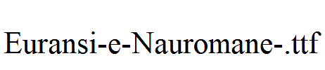 Euransi-e-Nauromane-.ttf字体下载