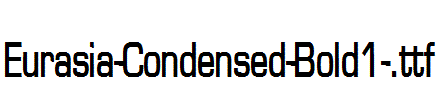 Eurasia-Condensed-Bold1-.ttf字体下载