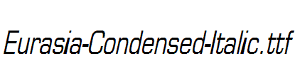Eurasia-Condensed-Italic.ttf字体下载