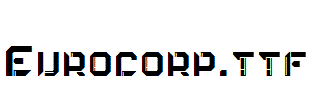 Eurocorp.ttf字体下载