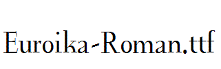 Euroika-Roman.ttf字体下载