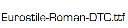 Eurostile-Roman-DTC.ttf字体下载