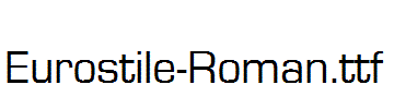 Eurostile-Roman.ttf字体下载