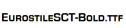 EurostileSCT-Bold.ttf字体下载