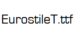 EurostileT.ttf字体下载