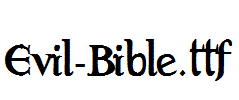 Evil-Bible.ttf字体下载