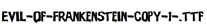 Evil-Of-Frankenstein-copy-1-.ttf字体下载