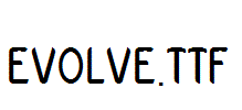 Evolve.ttf字体下载