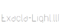 Exacta-Light.otf字体下载