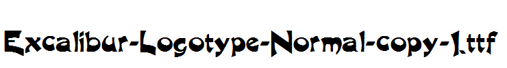 Excalibur-Logotype-Normal-copy-1.ttf字体下载
