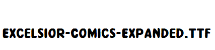 Excelsior-Comics-Expanded.ttf字体下载
