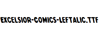 Excelsior-Comics-Leftalic.ttf字体下载