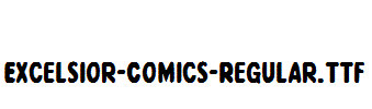 Excelsior-Comics-Regular.ttf字体下载