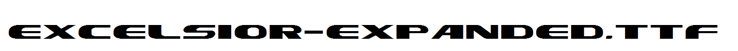 Excelsior-Expanded.ttf字体下载
