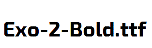 Exo-2-Bold.ttf字体下载