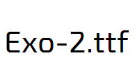 Exo-2.otf字体下载