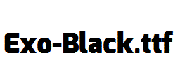 Exo-Black.ttf字体下载