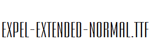 Expel-Extended-Normal.ttf字体下载